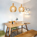 Birdcage Rattan Pendant Light - Light Fixtures for Study Table