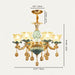 Blanche Chandelier - Blue - Residence Supply