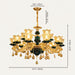 Blanche Chandelier - Green - Residence Supply