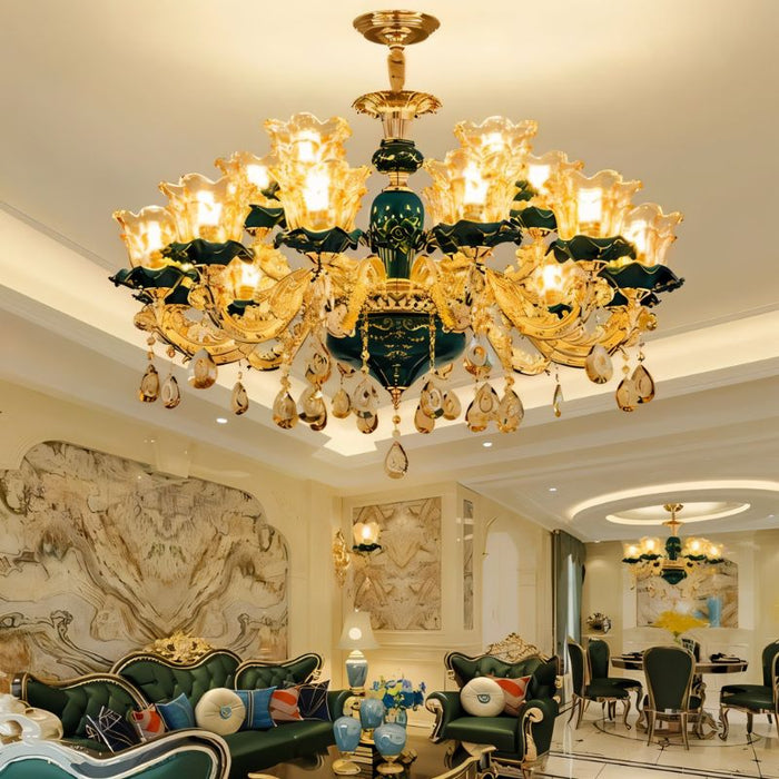 Blanche Chandelier - Green - Residence Supply