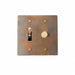 Brass Mixed Dimmer Switch (2-Gang) - Residence Supply