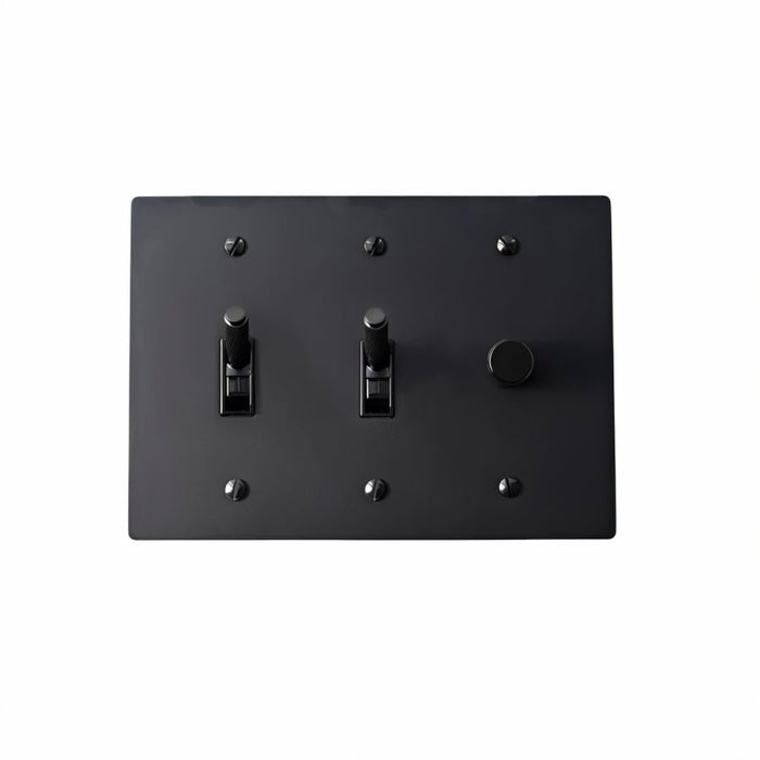 Brass Mixed Dimmer Switch (3-Gang) - Residence Supply