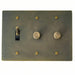 Brass Mixed Dimmer Switch (3-Gang) - Residence Supply