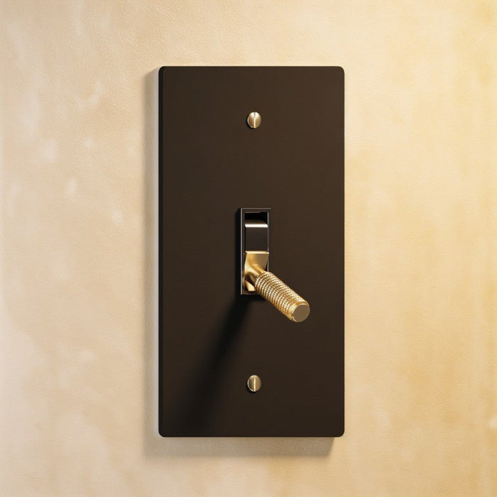 Brass Toggle Switch (1-Gang) - Residence Supply