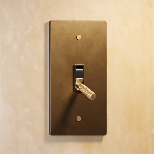 Brass Toggle Switch (1-Gang) - Residence Supply