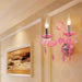 Brigitte Chandelier - Pink - Modern Lighting