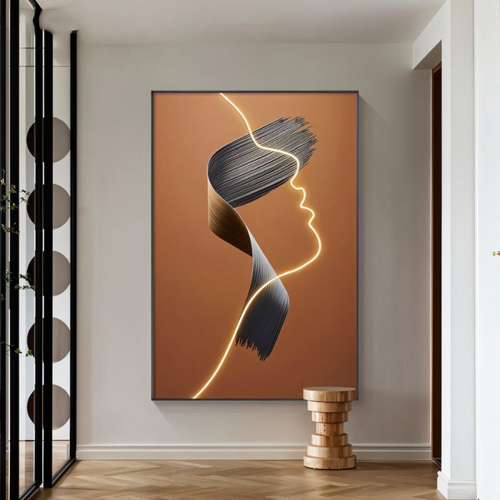 Brush Stroke Illuminated Art - Modern Lighting  Fixtures