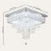 Candide Square Ceiling Light Size