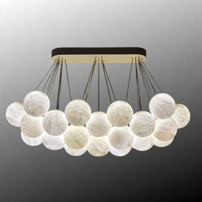 Cantus Alabaster Chandelier - Modern Chandeliers