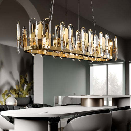 Caterina Linear Chandelier - Dining Room Light Fixtures