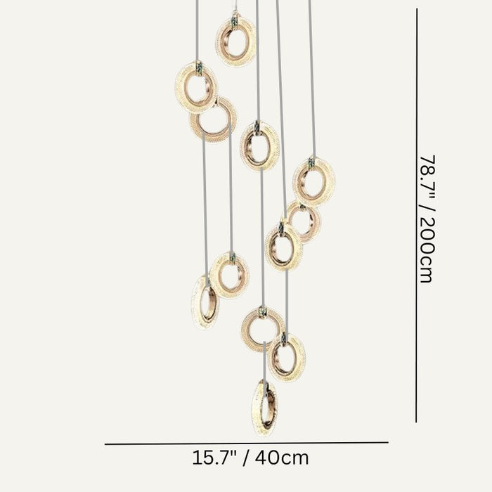 Celestis Chandelier Light Size Chart