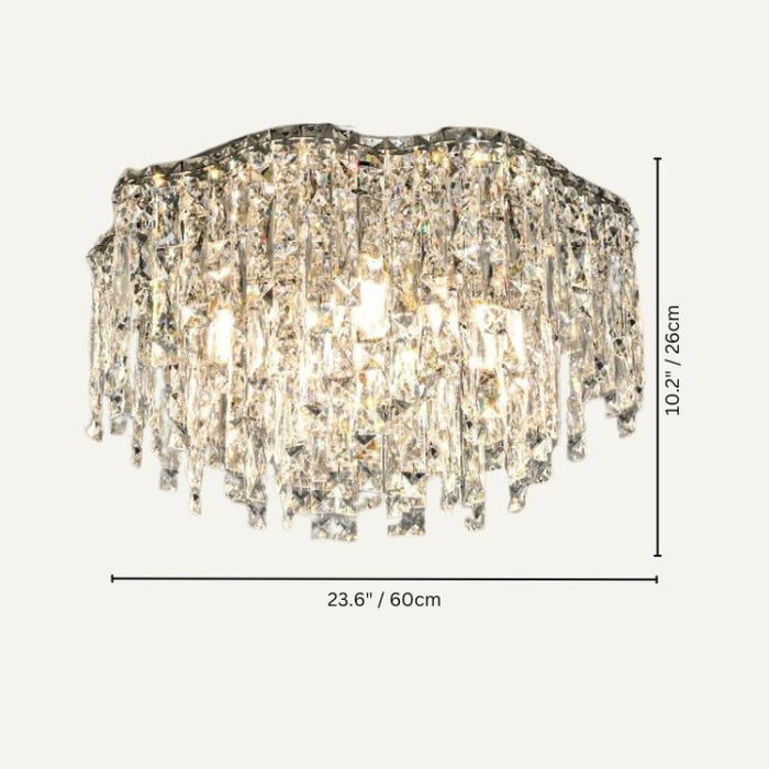 Cerah Ceiling Light Size