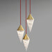 Conus Alabaster Chandelier - Light Fixtures