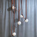 Corium Leather Glass Chandelier - Residence Supply