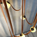 Corium Leather Glass Chandelier - Residence Supply