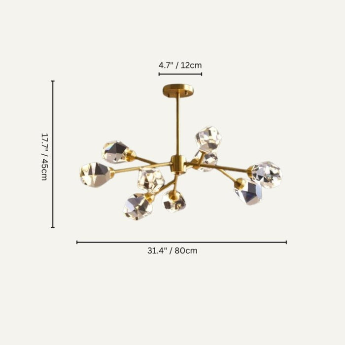 Cristal Branch Chandelier - Residence Supply