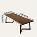 Minimalist Derma Rectangle Dining Table