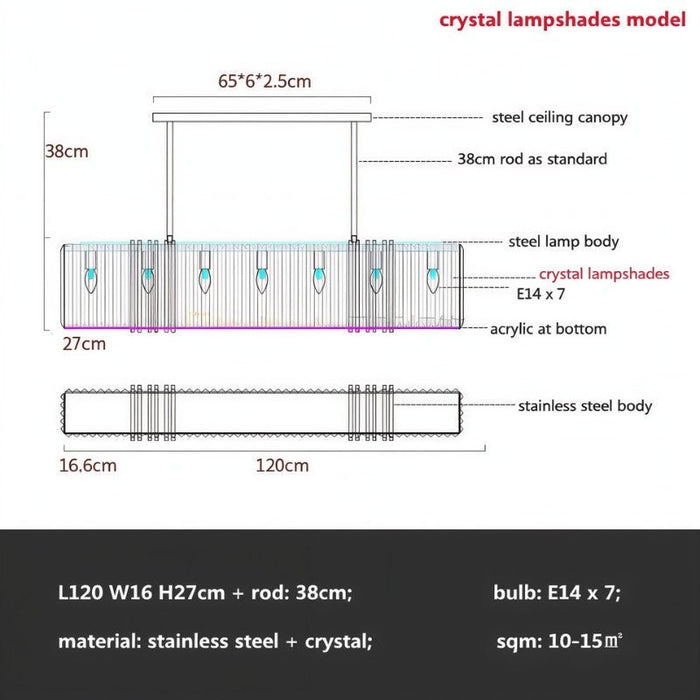 Destello Chandelier - Residence Supply