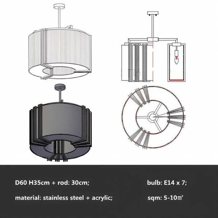 Destello Chandelier - Residence Supply