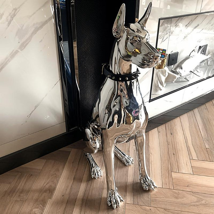 Dobermann Figurine - Residence Supply