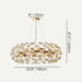 Eclatium Round Chandelier Size 