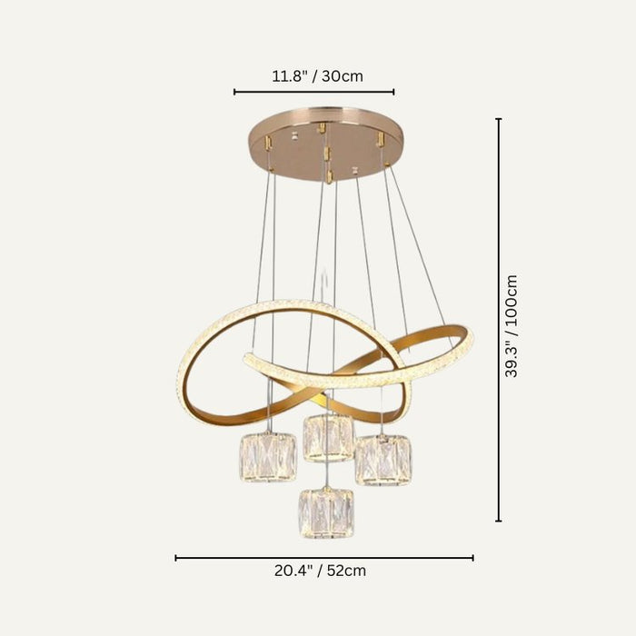 Effulgence Chandelier Light Size 