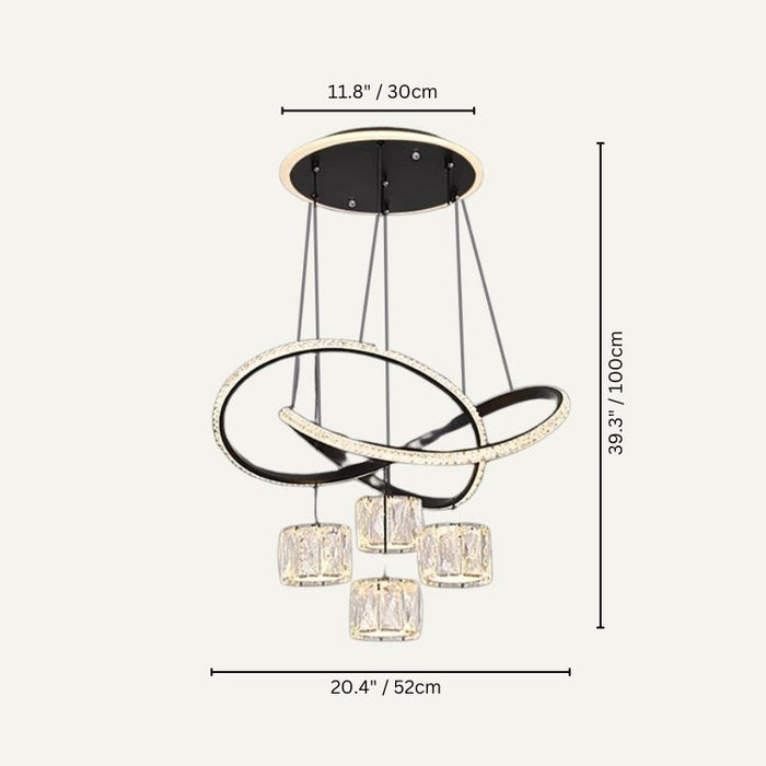 Effulgence Chandelier Light SIze