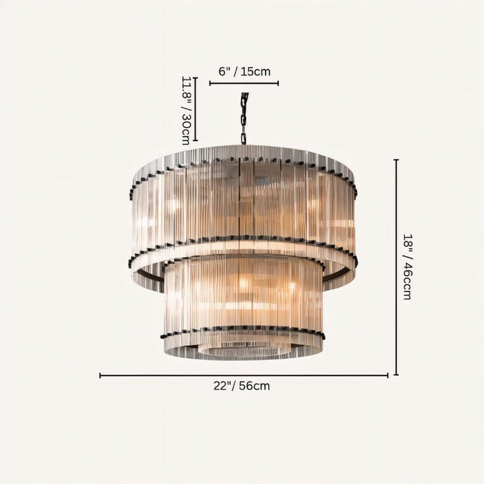 Eikon 2-Tier Chandelier - Residence Supply