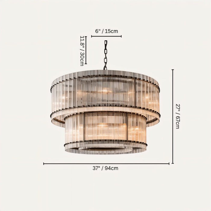 Eikon 2-Tier Chandelier - Residence Supply