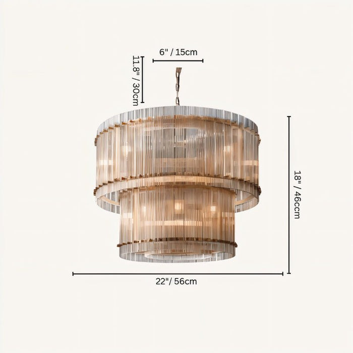 Eikon 2-Tier Chandelier - Residence Supply