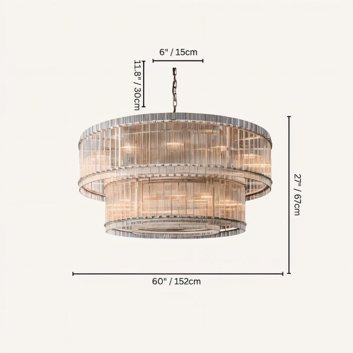 Eikon 2-Tier Chandelier - Residence Supply