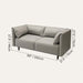 Elysium Arm Sofa Size