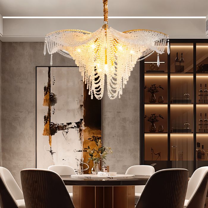 Fakhir Crystal Chandelier - Dining Room Light Fixtures