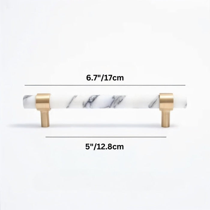 Galil Marble Knob & Pull Bar - Residence Supply