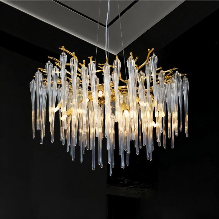 Glere Round Chandelier - Light Fixtures