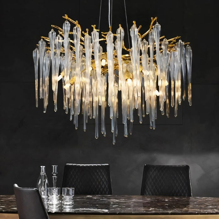 Glere Round Chandelier - Dining Room Lighting