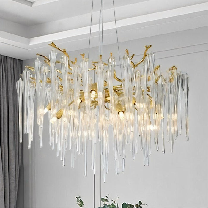 Glere Round Chandelier - Modern Lighting Fixture