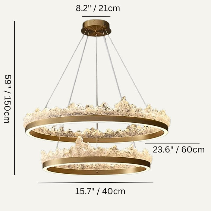 Gloire Round Chandelier - Residence Supply