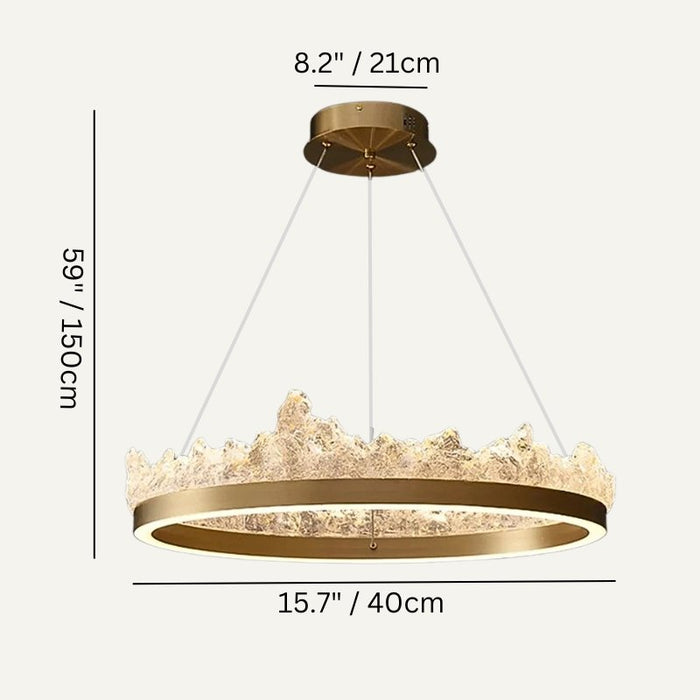 Gloire Round Chandelier - Residence Supply