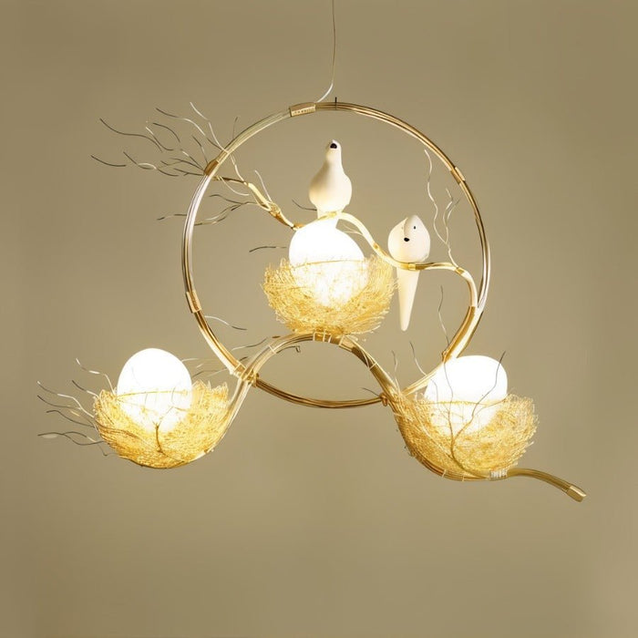 Gold Nest Chandelier - Residence Supply