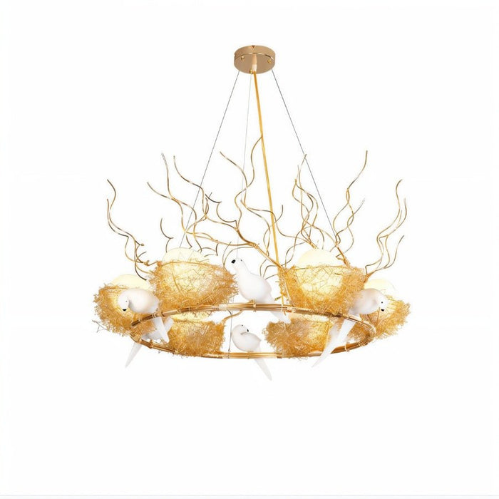 Gold Nest Chandelier - Residence Supply