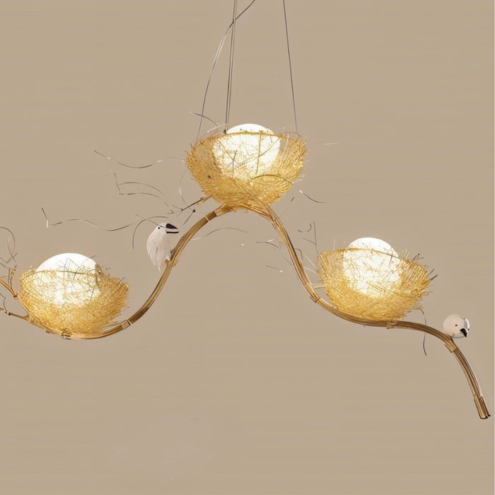 Gold Nest Chandelier - Residence Supply