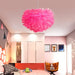 Goose Feather Pendant Light - Light Fixtures for Bedroom