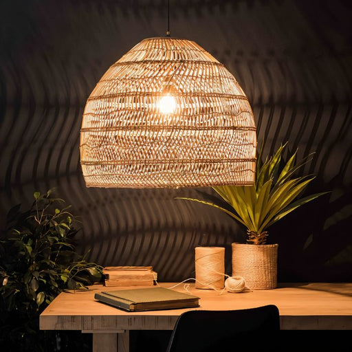 Handmade Rattan Pendant Light - Light Fixtures in Bali Style