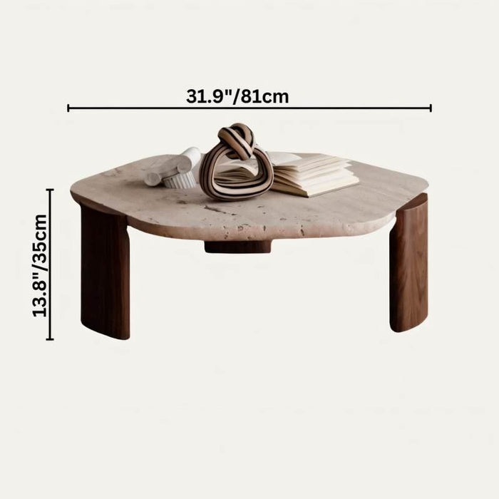 Haus Round Ottoman Coffee Table: Versatile and stylish, this coffee table doubles as an ottoman with its upholstered top and hidden storage compartment, perfect for small living rooms.