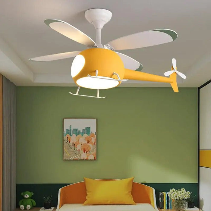 Helicopter Kids Ceiling Light & Fan - Residence Supply