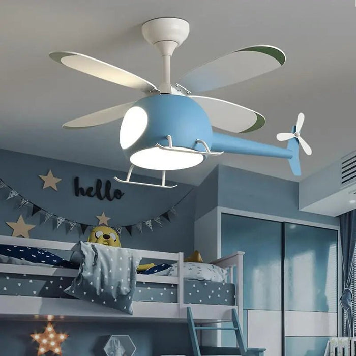 Helicopter Kids Ceiling Light & Fan - Residence Supply