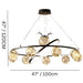 Hikari Indoor Chandelier - Residence Supply