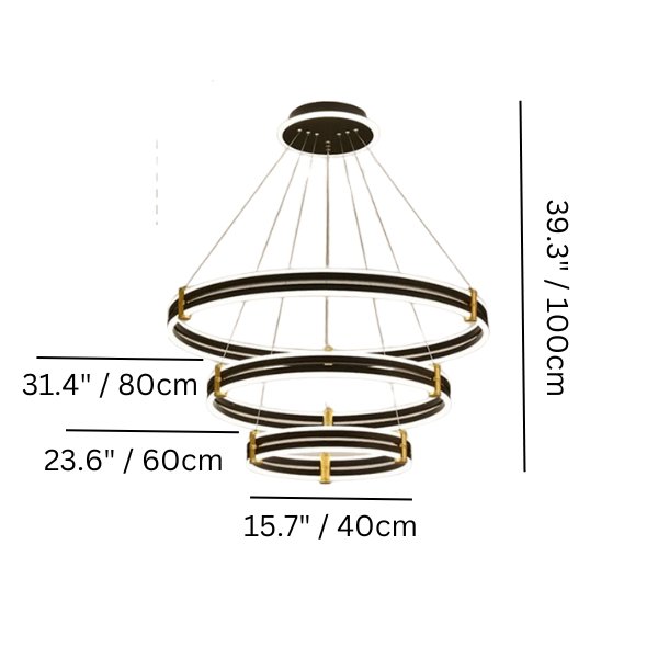 Iabet Round Chandelier - Residence Supply