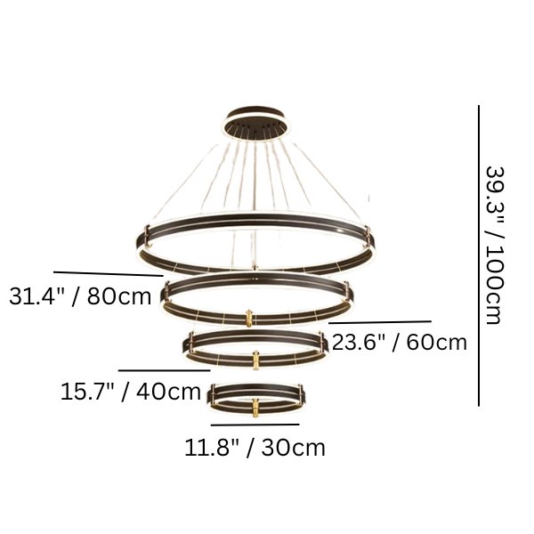 Iabet Round Chandelier - Residence Supply